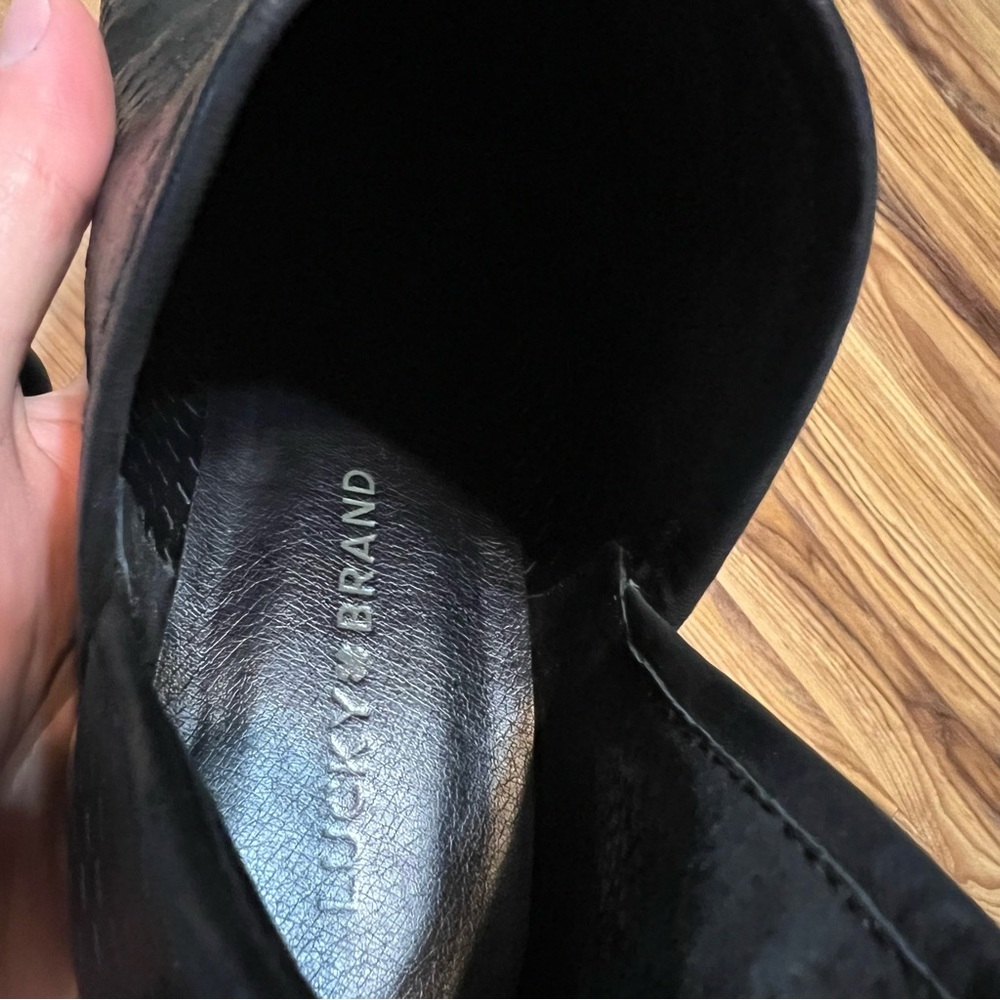 Lucky Brand Bashina Split Ankle Booties Size 8 - Picture 6 of 6